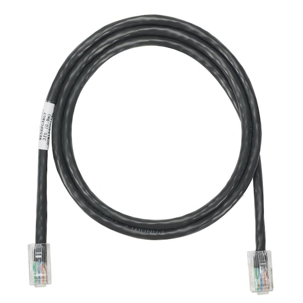 Copper Patch Cord, Category 5E, Black (10 Pack), 10PK